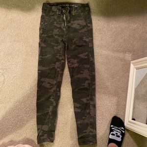 American Eagle Cargo Camo Jeans